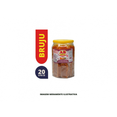 DOCE - BRUJU - 55g AB VERMELHO - PT20